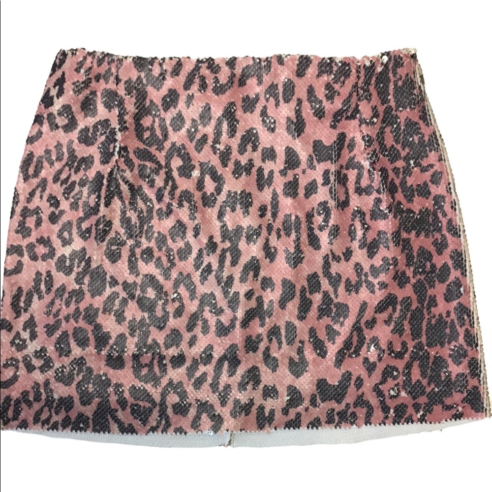 Free People Pink Cheetah Mini Size0